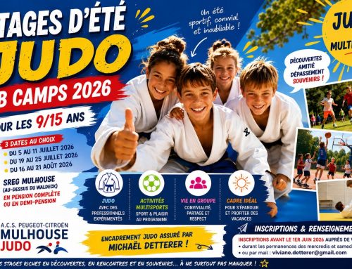 Stages d’été de JUDO pour les 9/15 ans